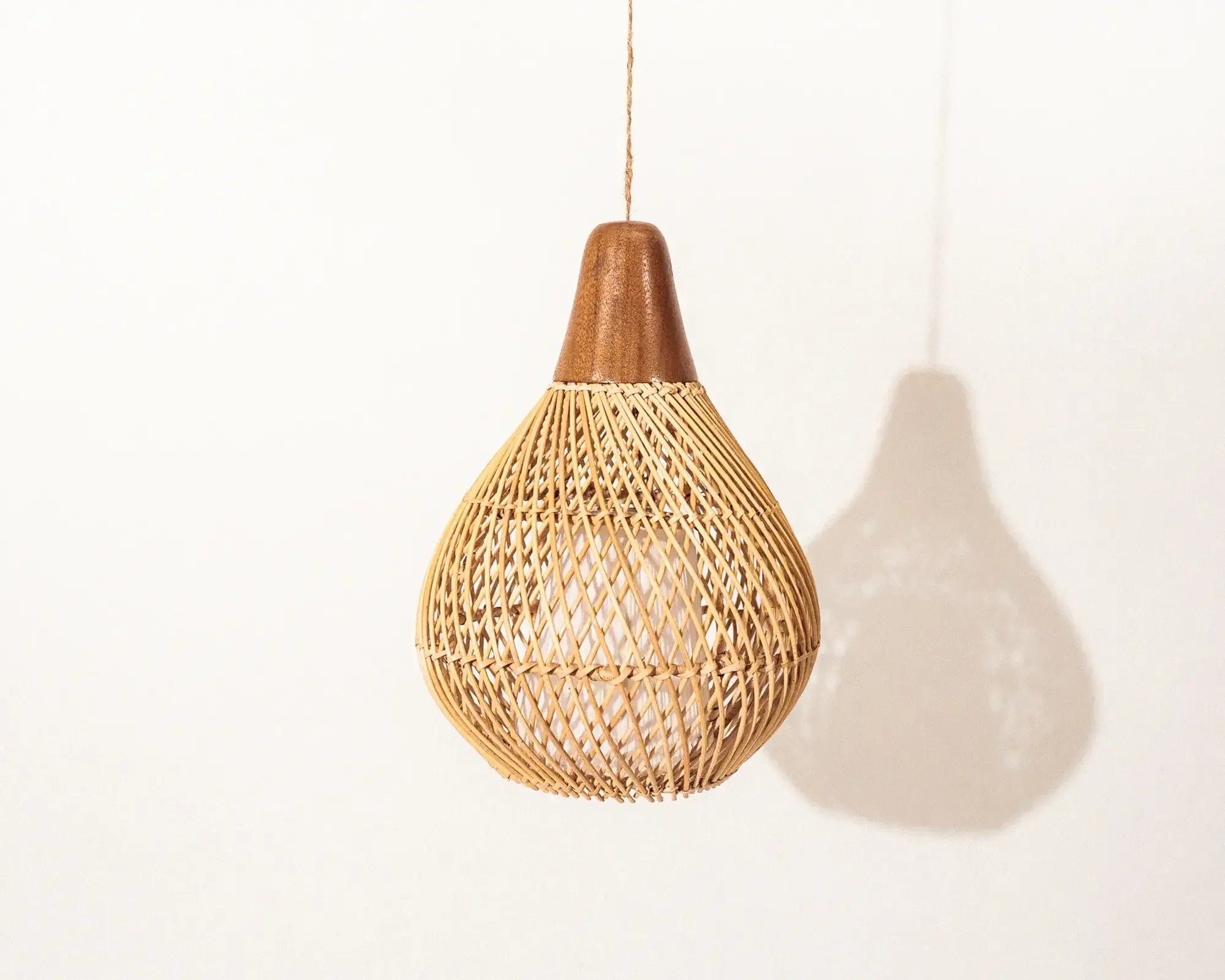 Aralina Tear Drop Rattan Pendant Lamp (natural)