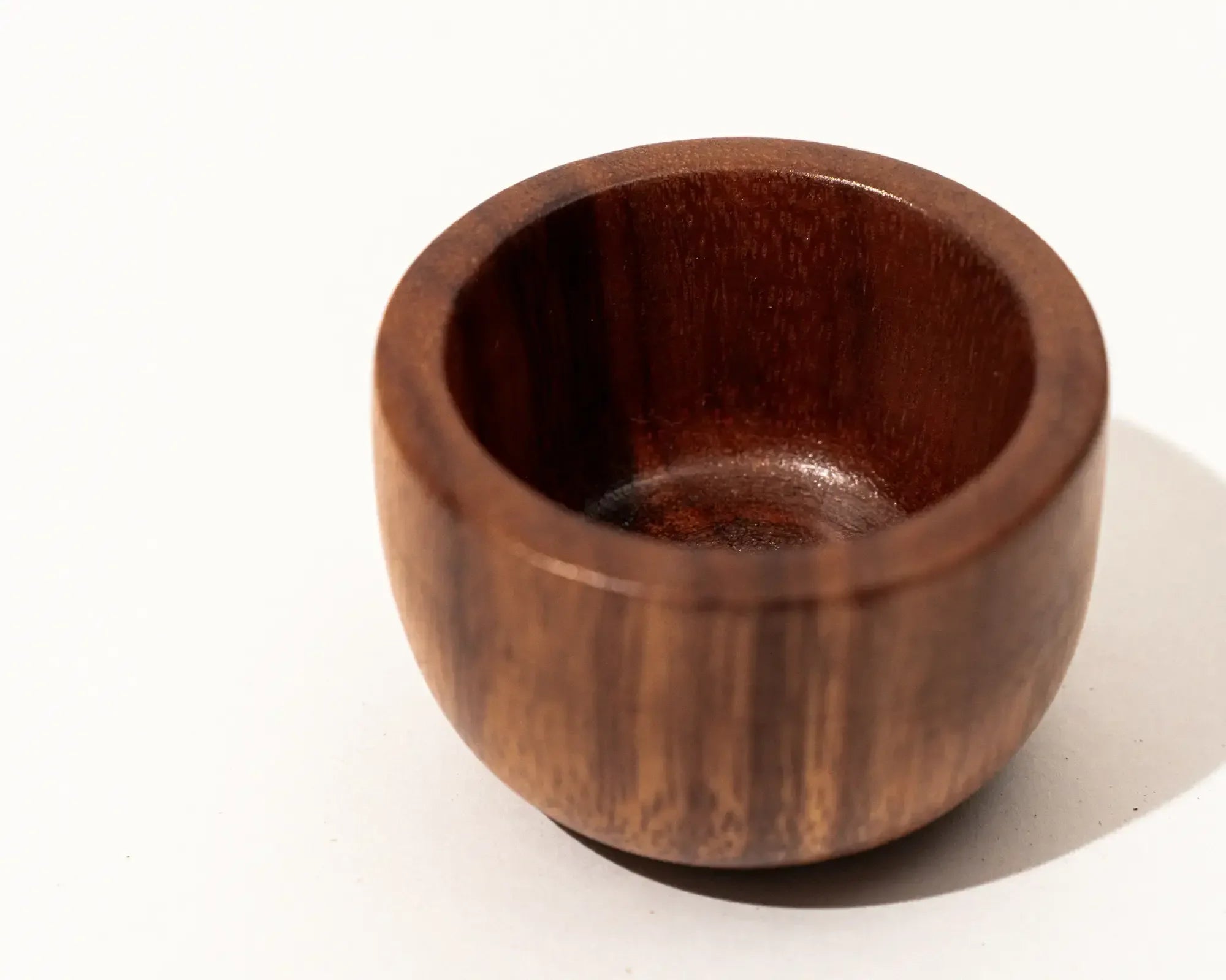 Culebra Handcrafted Mungur Wood Mini Bowl for Condiments