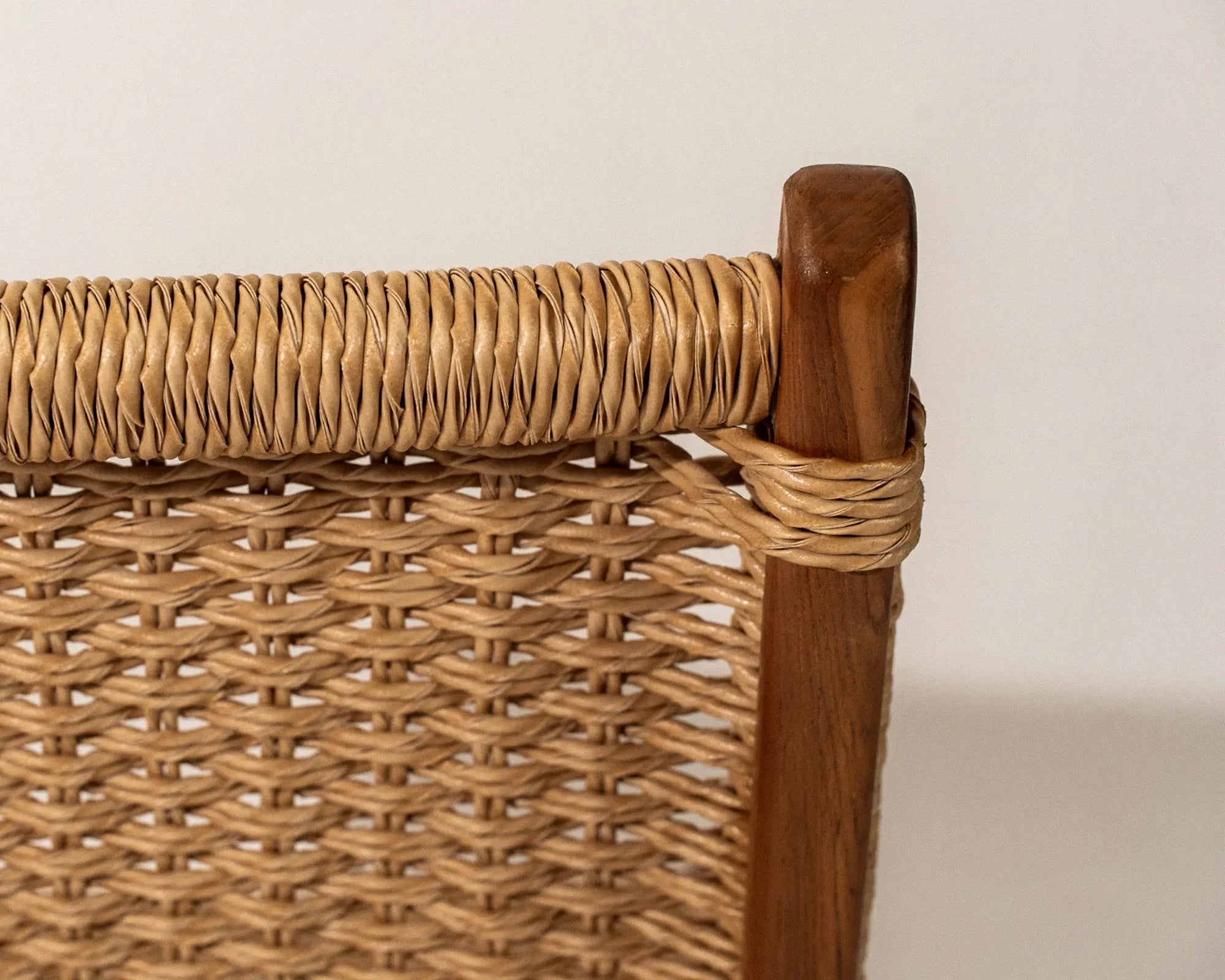 Hutan Rope Detail Lounge Chair Teak Wood