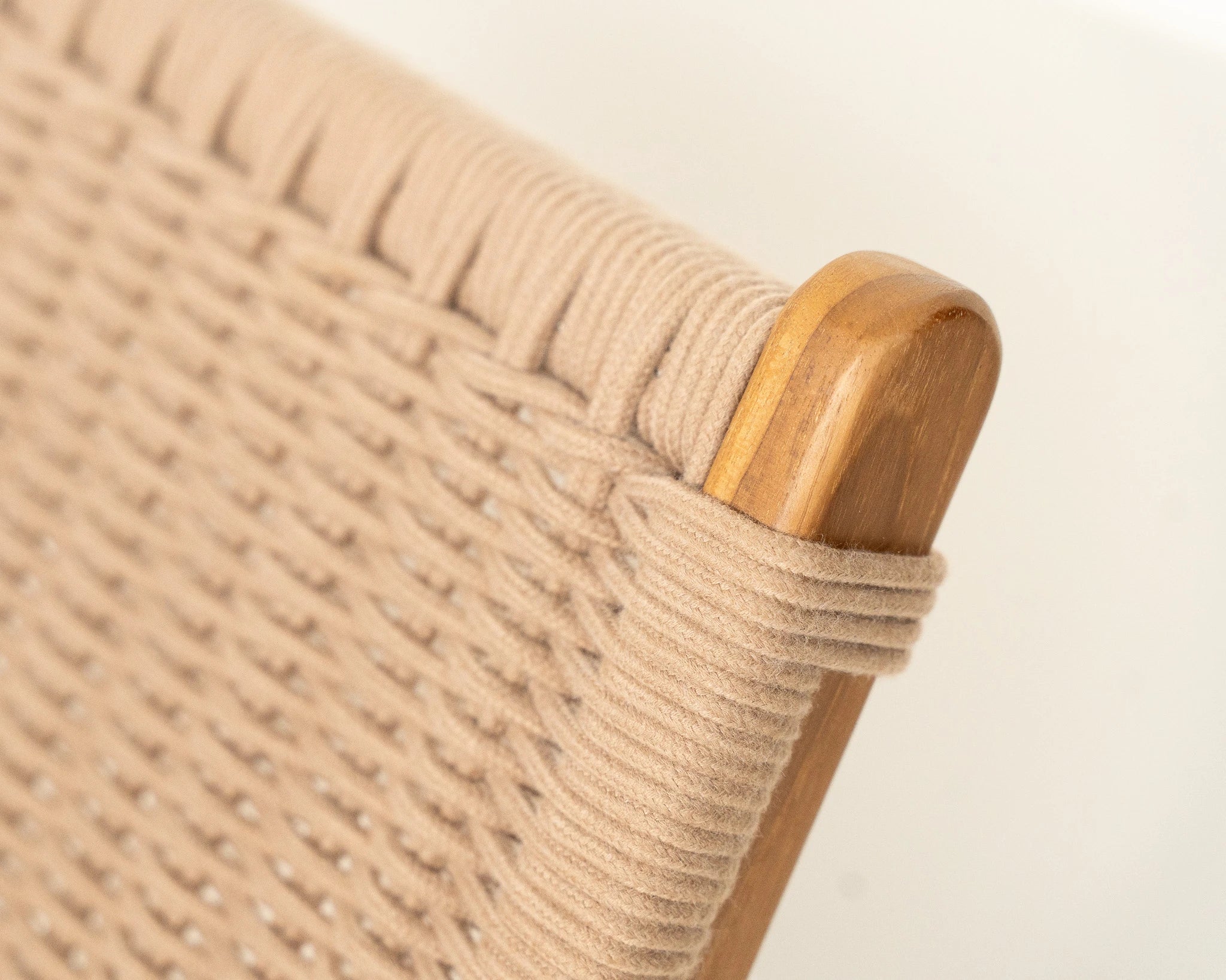 OMBAI - Hutan Rope Detail Lounge Chair Teak Wood