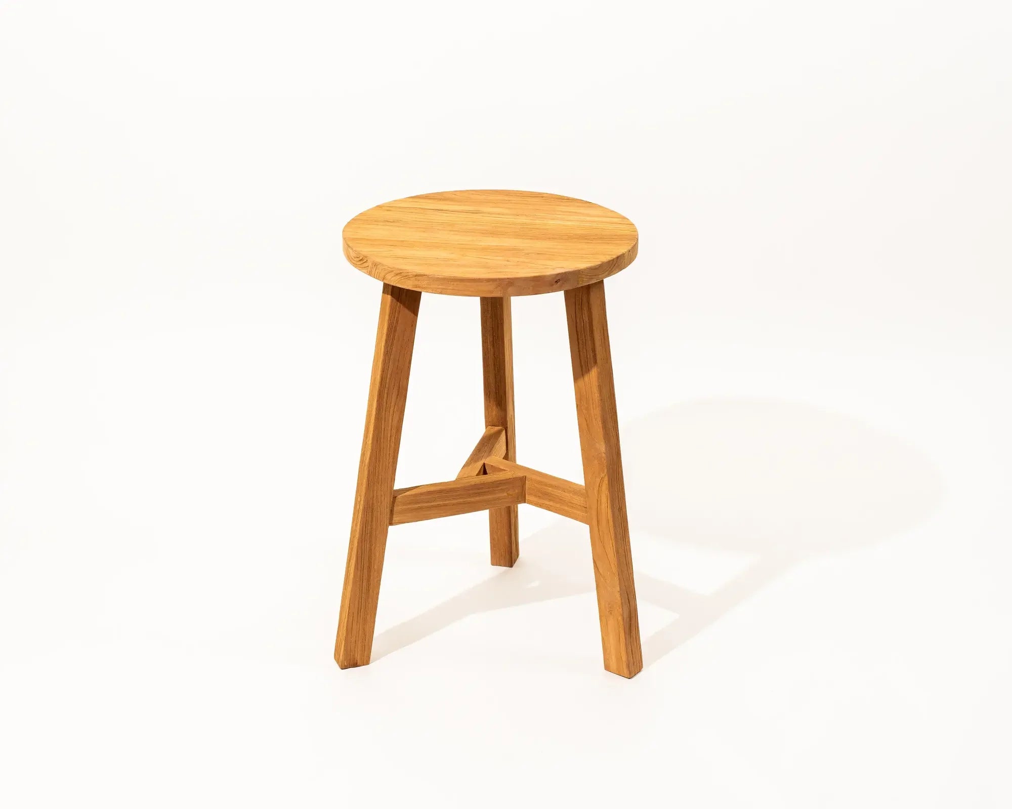 Kauri Bar Stool Reclaimed Teak Wood