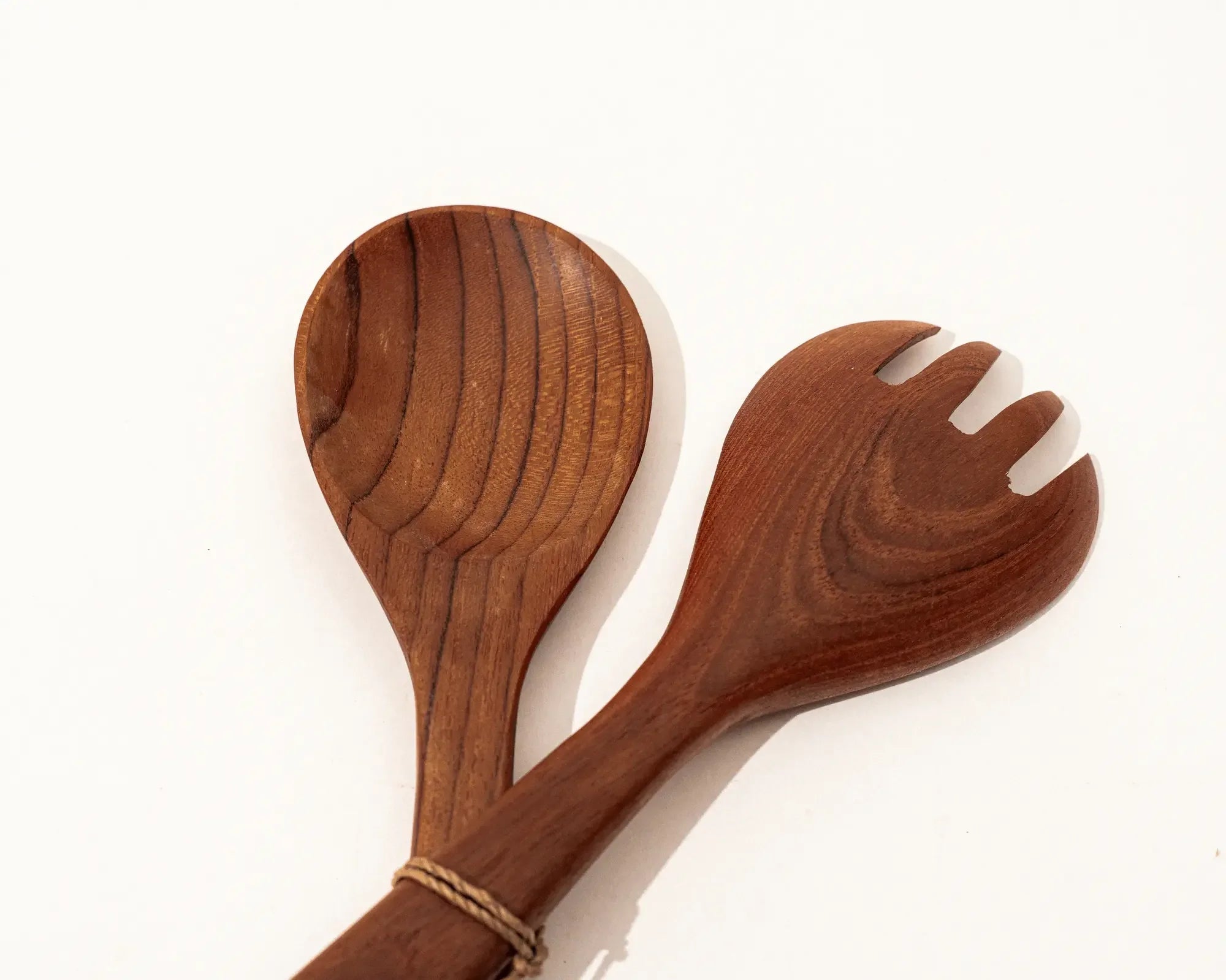 Lundy Teak Wood Salad servers