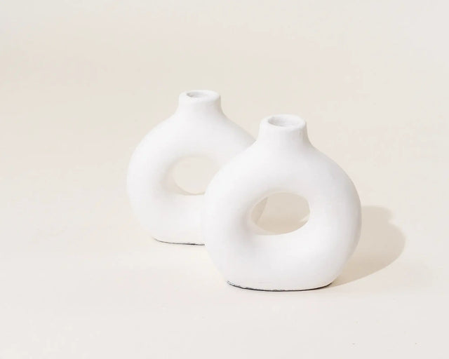 Mayotte Set of 2 Ceramic Vases