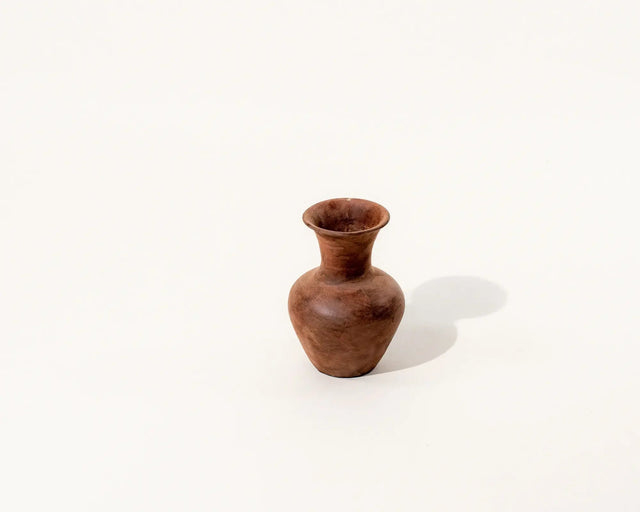 Mini Artisan Amphora Cermaic Vase (brown)