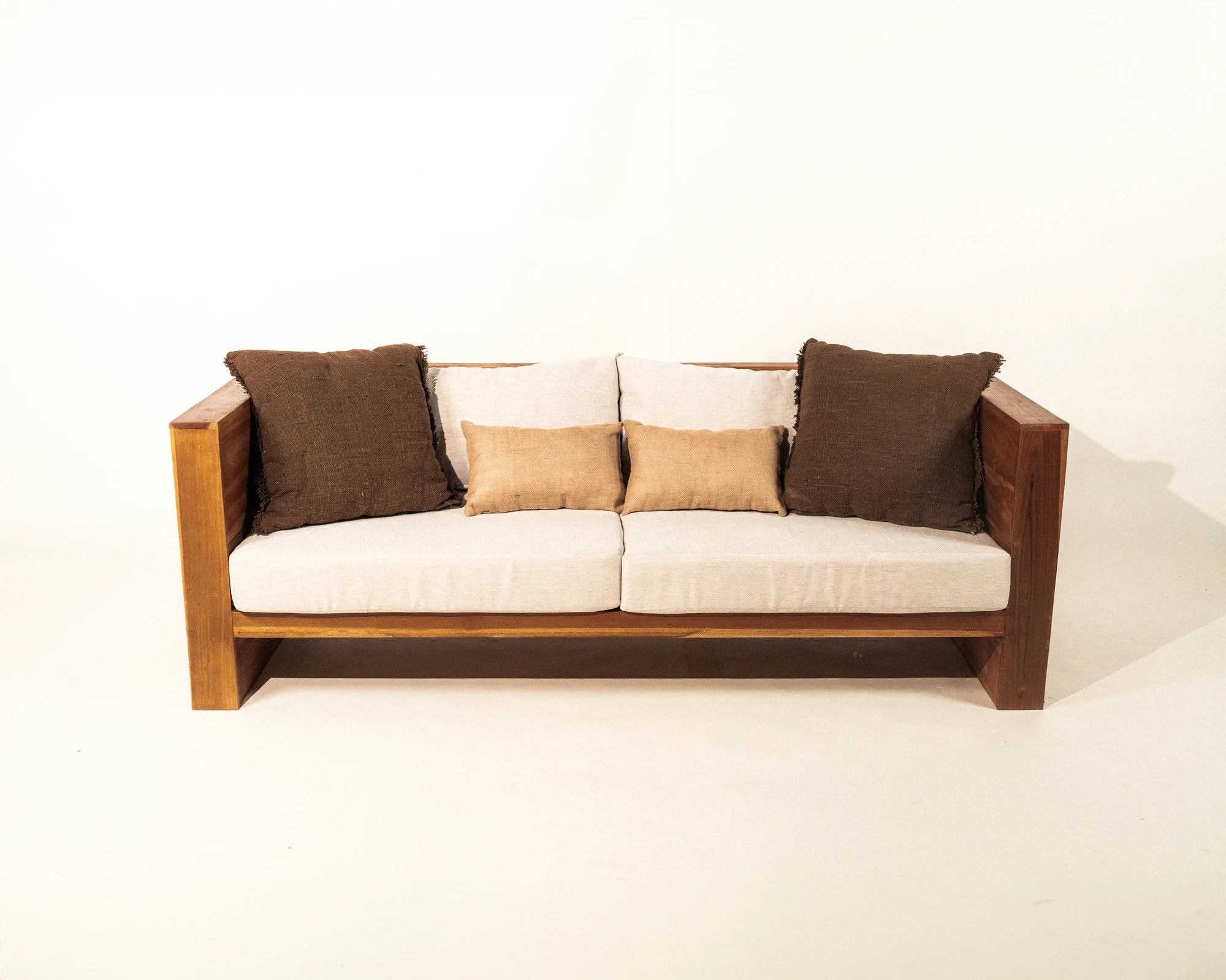 Quilla 3 seater Sofa Teak Wood