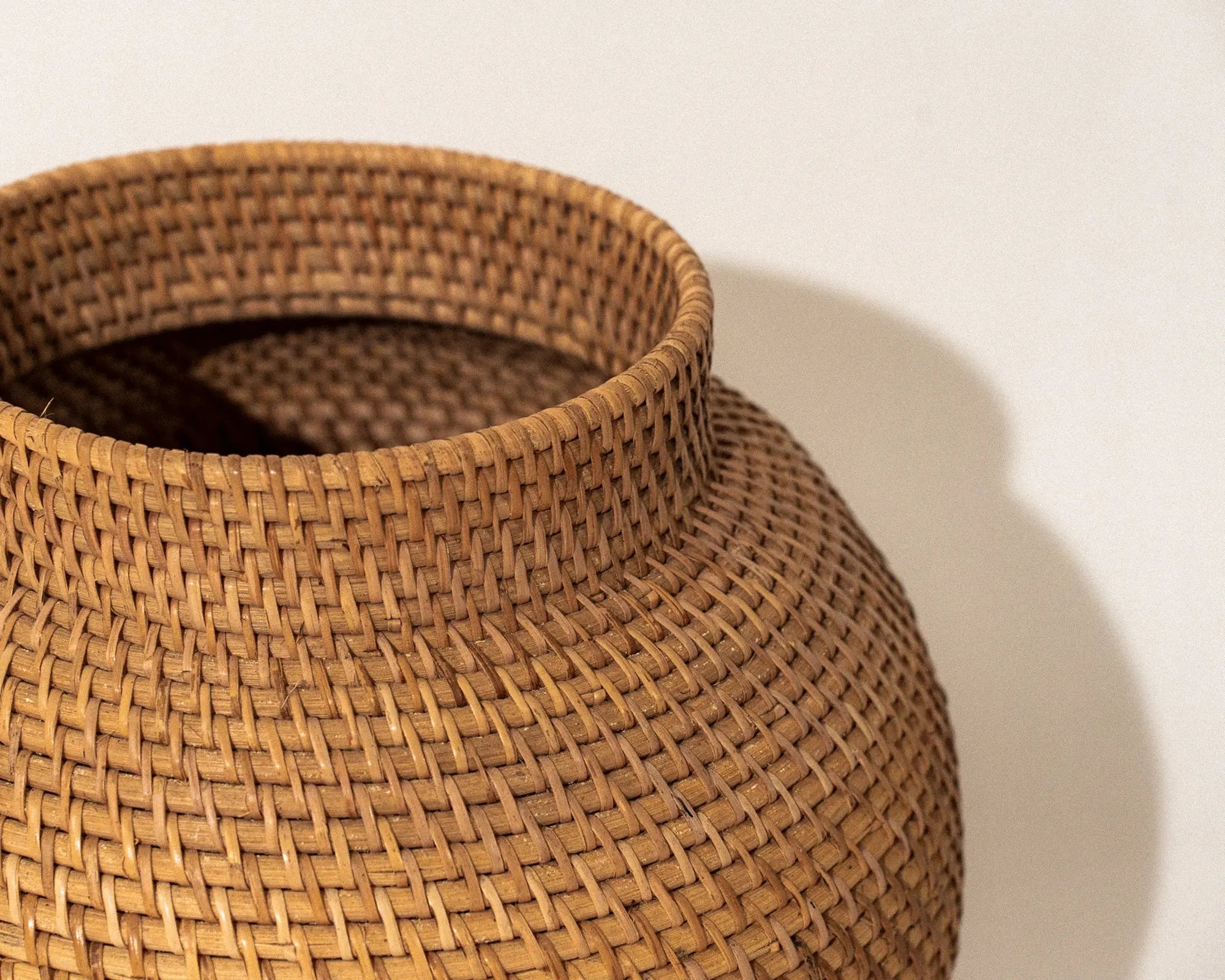 Raia Set of 3 Rattan Handwoven Pots (natural)