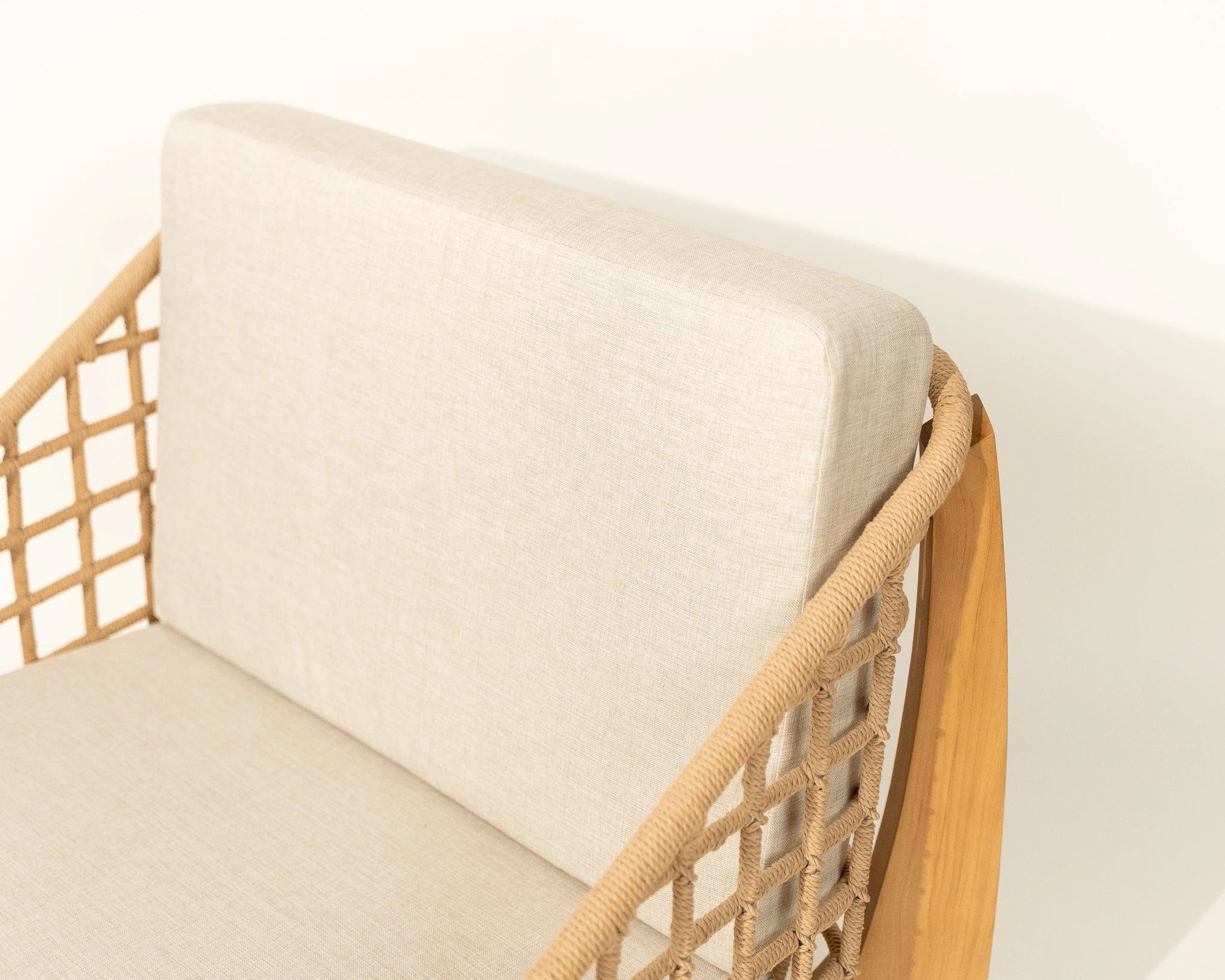 Cream cushions