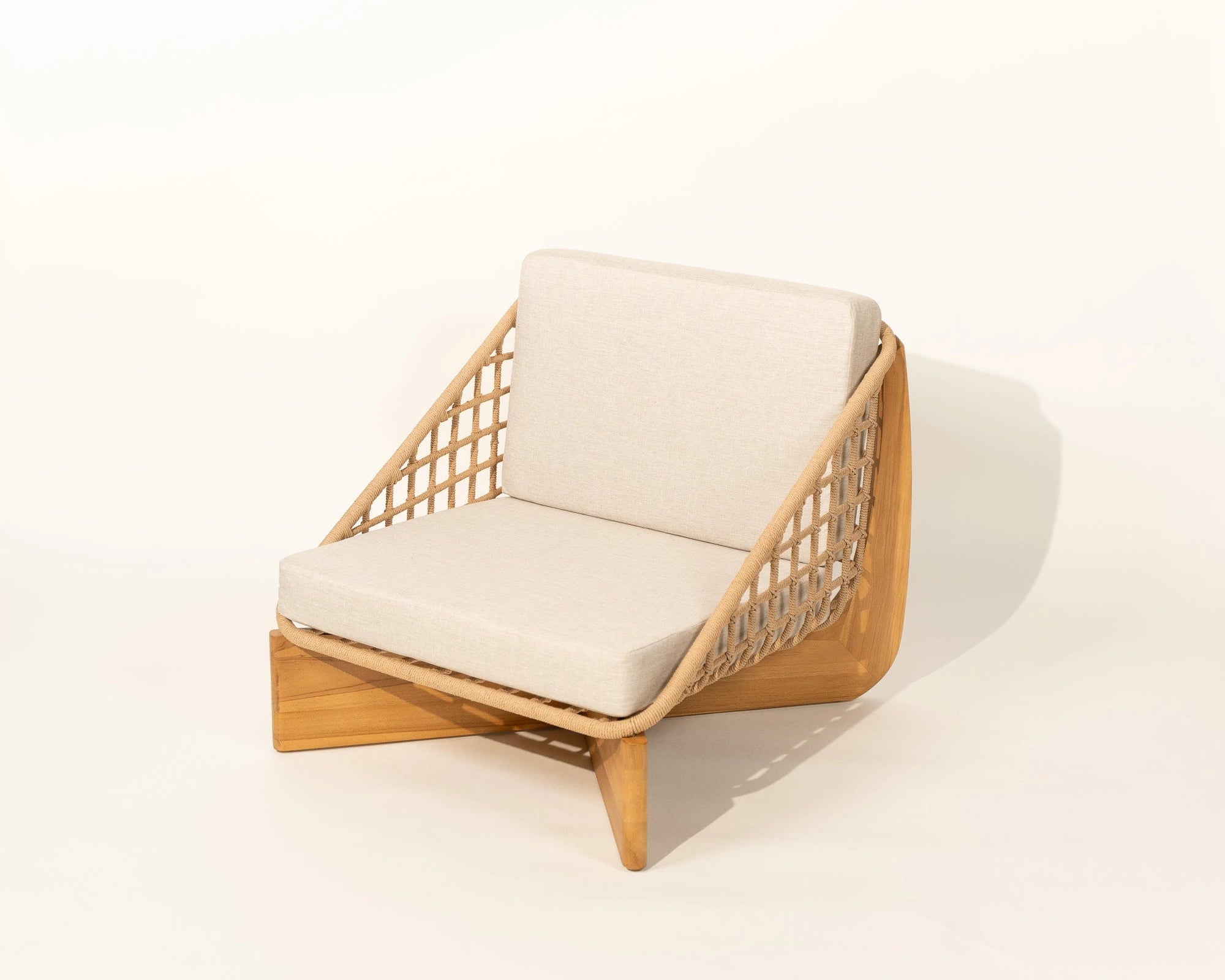 Cream cushions