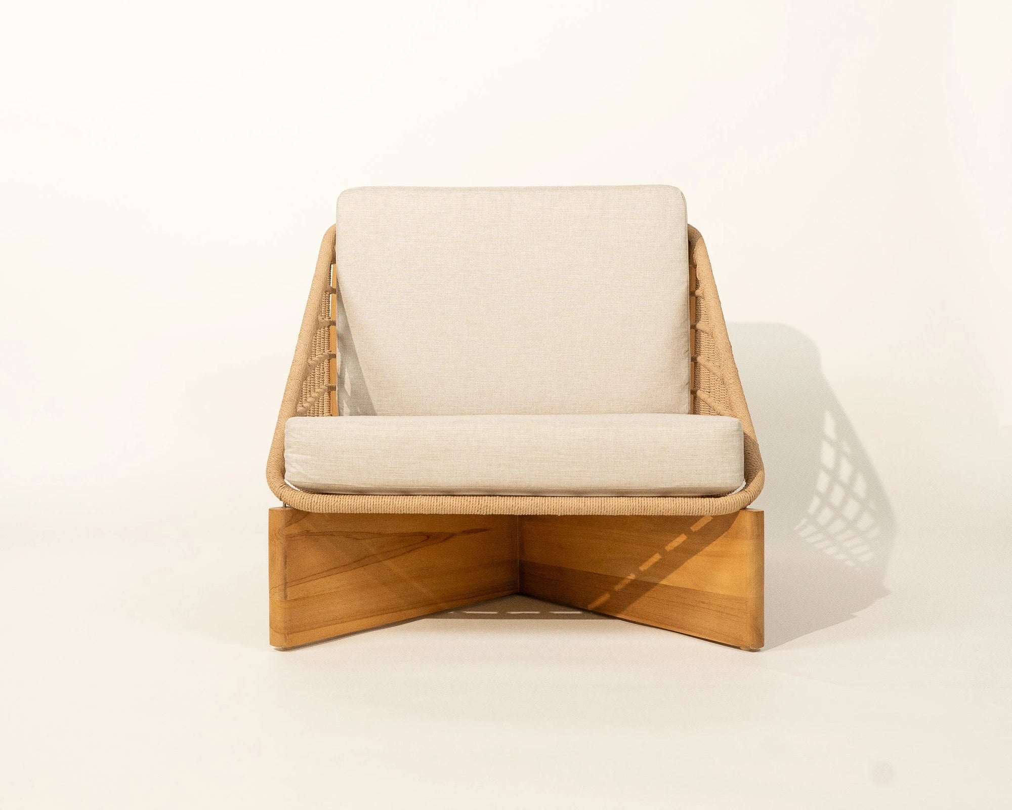 Cream cushions