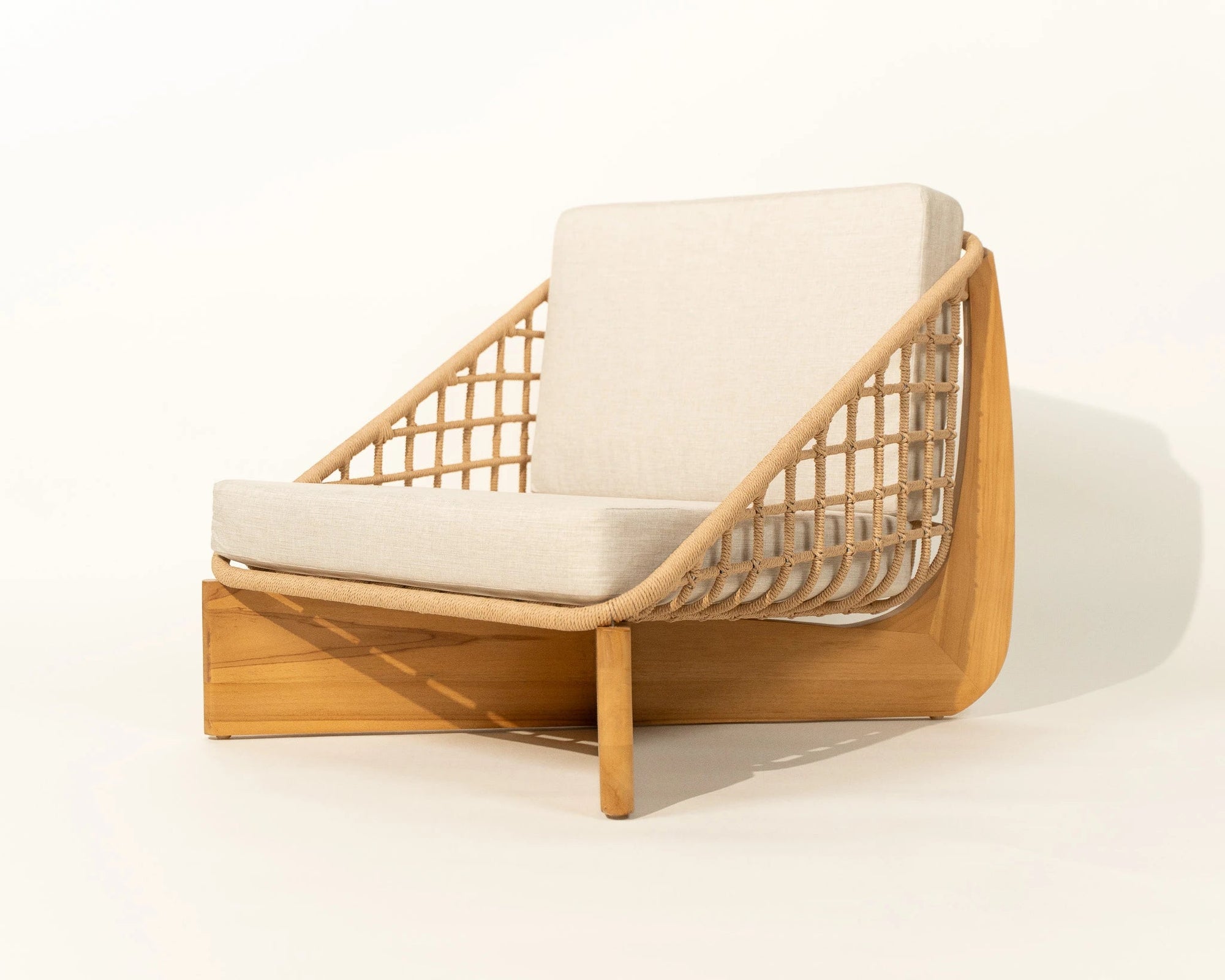 Cream cushions