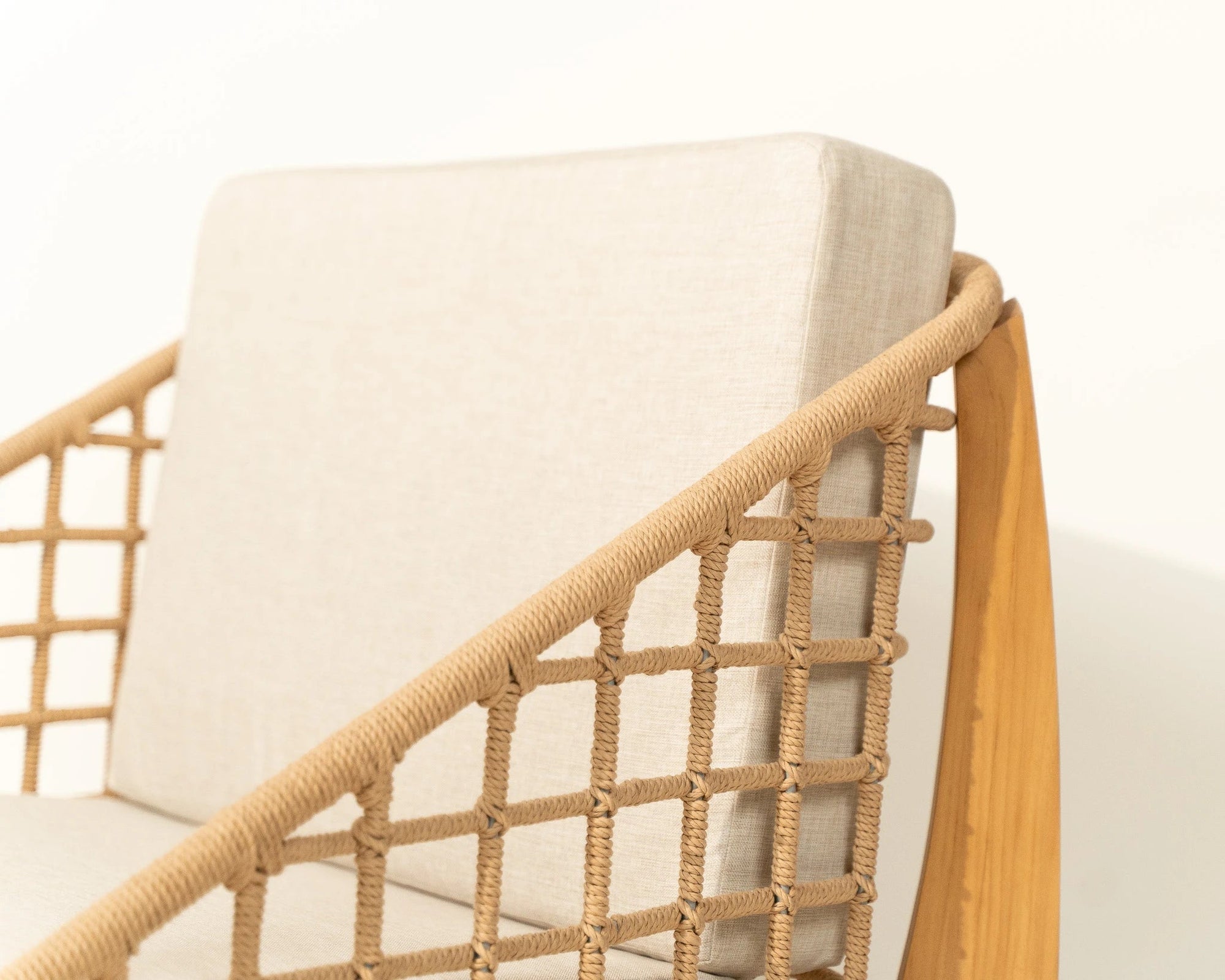 Cream cushions
