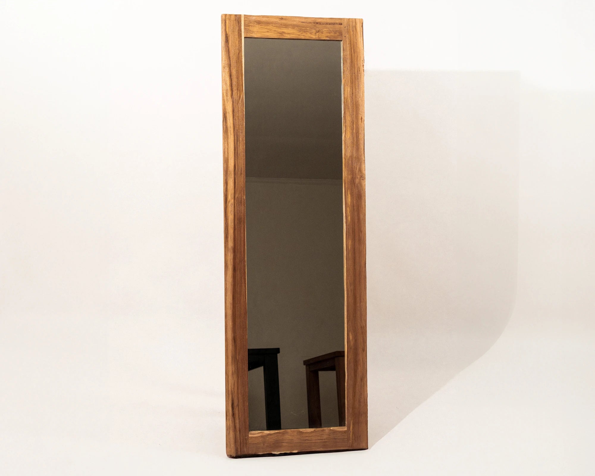 Sorrento Rustic Rectangular Mirror Teak Wood (reclaimed teak)