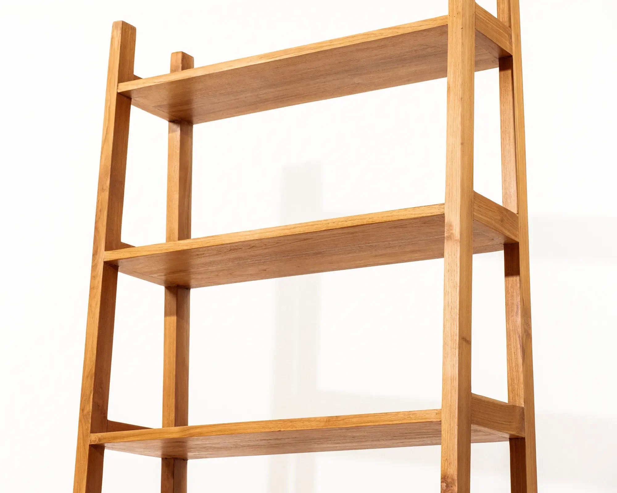 Tala Ladder Shelving Unit Natural Teak Wood