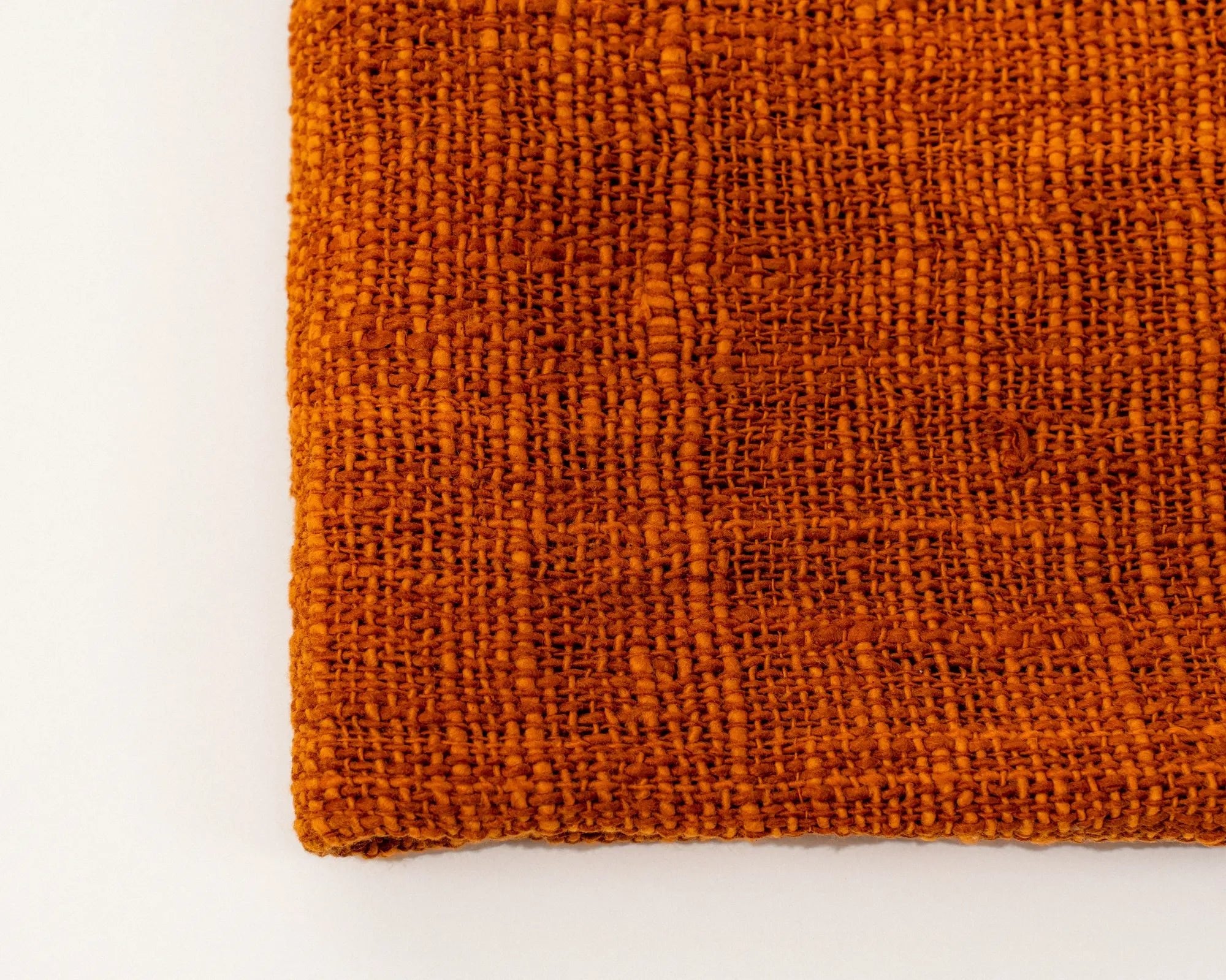 Taveuni Cotton Fringe Throw (terracotta)