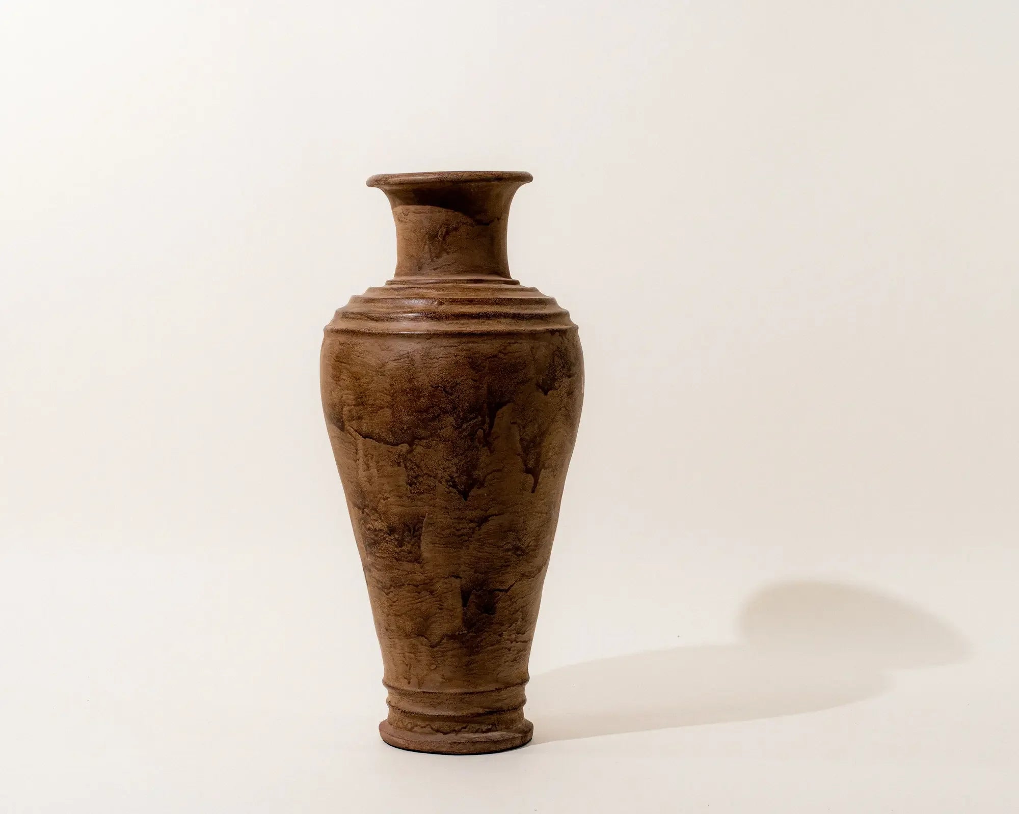 Weathered Artisan Amphora Cermaic Vase