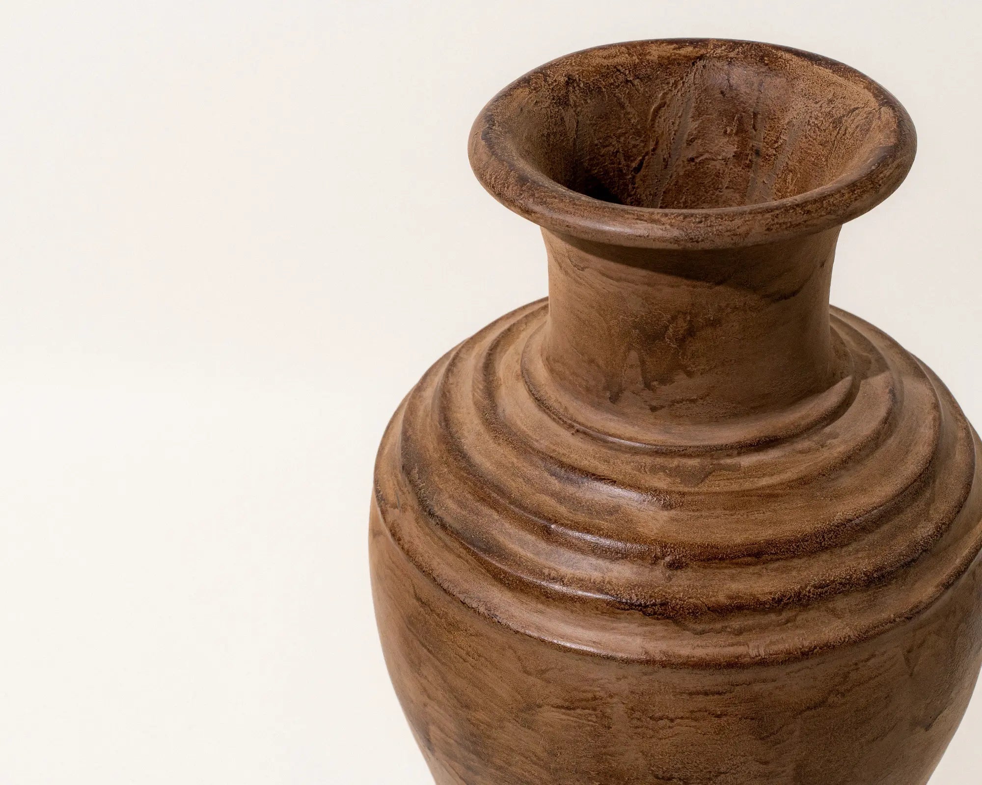 Weathered Artisan Amphora Cermaic Vase